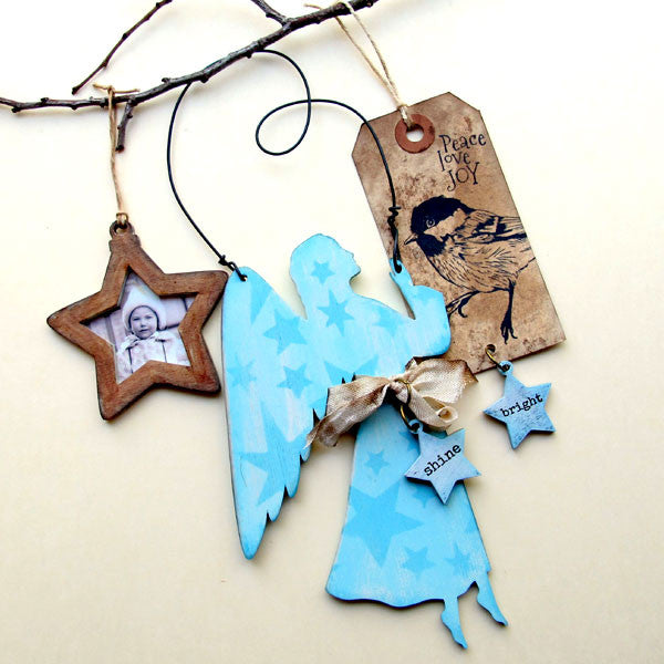 Make a Rustic Angel Hanger