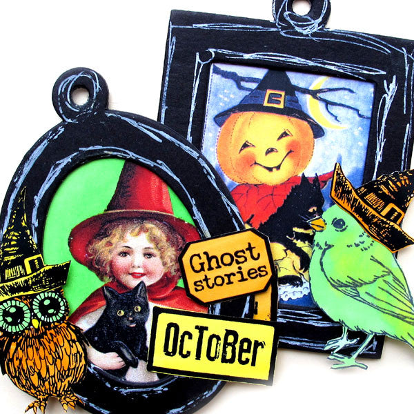 Make Halloween Chalkboard Frames