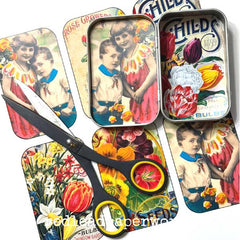 Vintage Elements 611 In the Garden Altoid Collage Sheet