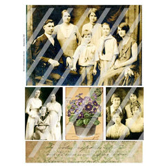 Ancestors 240 Vintage Photos Collage Sheet