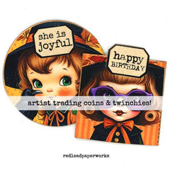 Artist Trading Cards Rubber Stamp