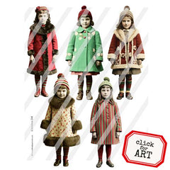 Christmas Paper Dolls