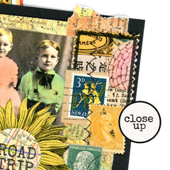 Vintage Collage handmade Greeting Card