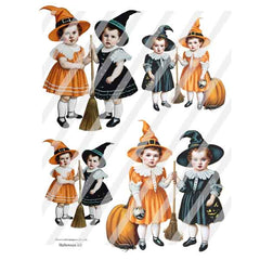 Halloween 113 Good Witches Collage Sheet