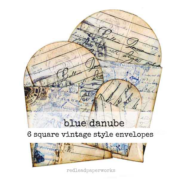 Blue Danube Square Envelope Collection