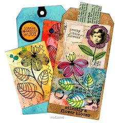 Tuesday Fresh Flower Rubber Stamp Save 20%