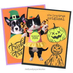 Happy Pumpkin Halloween  Rubber Stamp Save 50%