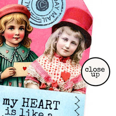 Valentine Paper Dolls Collage Sheets 