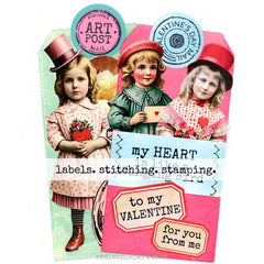 My Heart Sings with Joy Wood Mount Rubber Stamp