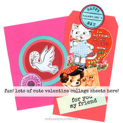 Vintage Valentine Cute Handmade Cards