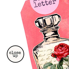 Estelles Vintage Perfume Bottle Rubber Stamp Sale