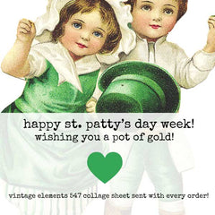 Free Collage Sheet! Happy St. Patty's Day Week