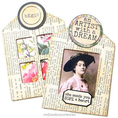 An Artist with a Dream Mixed Media Houses Art Kit