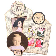 An Artist with a Dream Mixed Media Houses Art Kit