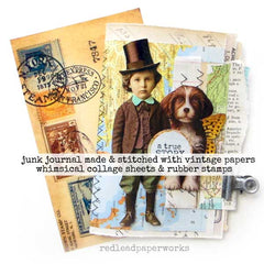 Mixed Media Stitched Junk Journal