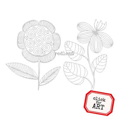 Thursday Fresh Flowers Rubber Stamp Save 20%