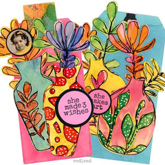 Thursday Flowers Stencil 6 x 6 Save 40%