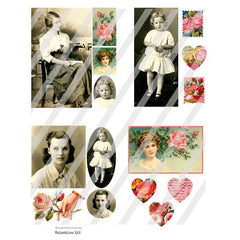 Valentine 122 Collage Sheet