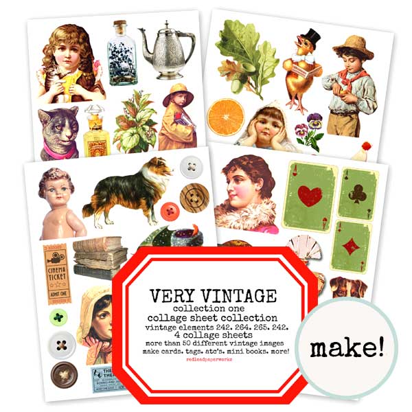 Very Vintage Collection One Collage Sheet Collection Save 40%