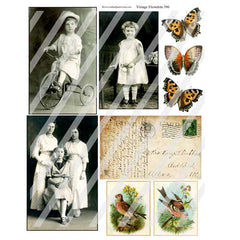 Vintage Elements 596 Collage Sheet