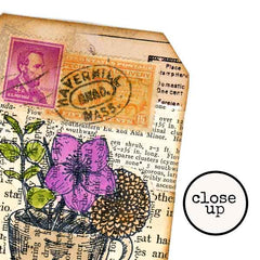 Cup of Flowers Rubber Stamp Save 20%