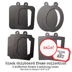 Black Chipboard Frame Collection Save 30%