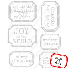 Christmas Rubber Stamps