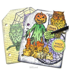 Halloween Cling Mount Rubber Stamps