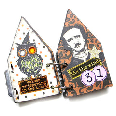 Halloween Card Making Sentiments Rubber Stamps