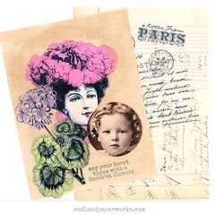 Mimi and Babette in Paris Rubber Stamp Set Save 40%